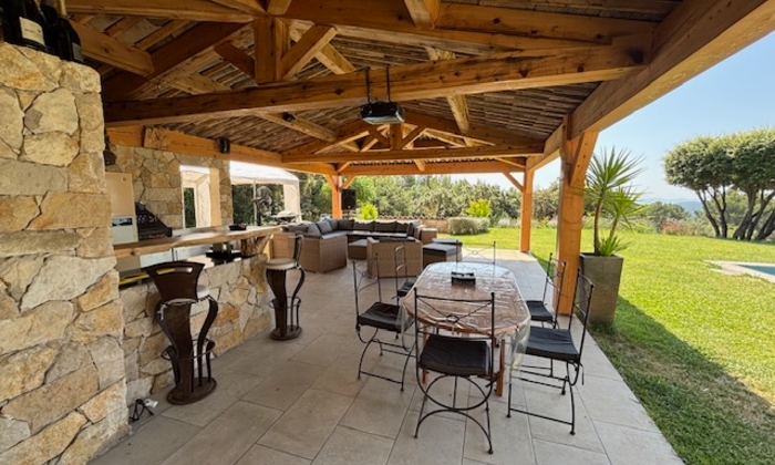 Swimming pool area in the Var (day and evening) €20