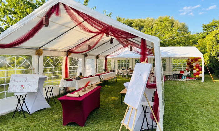 Jardin privatif pour événements jusqu'à 70 personnes €55